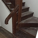Restauro scalinate in legno